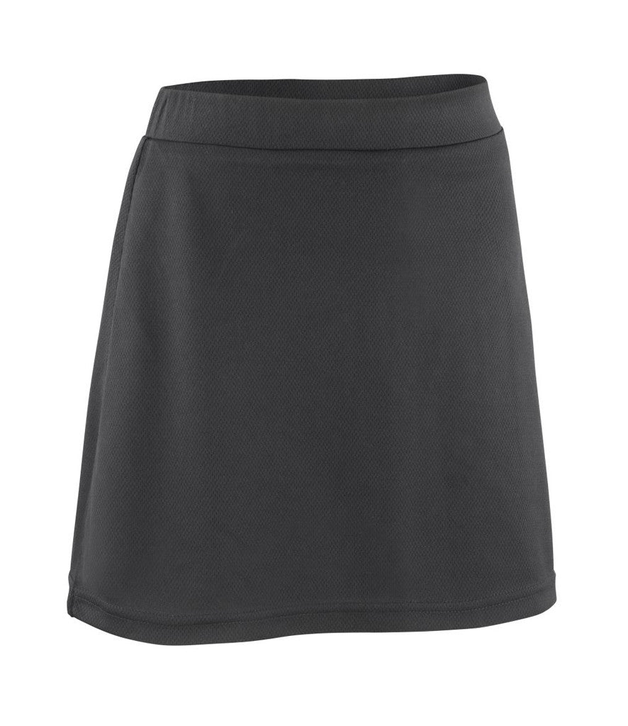 Plain Black Skort