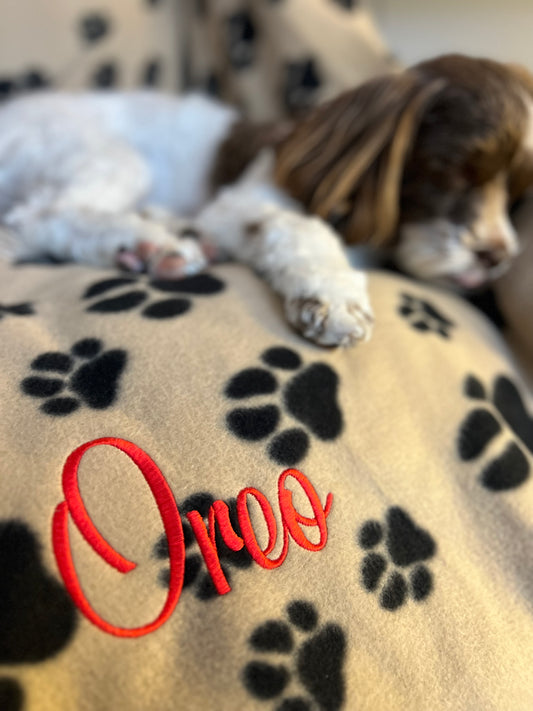 Personalised Dog Blanket