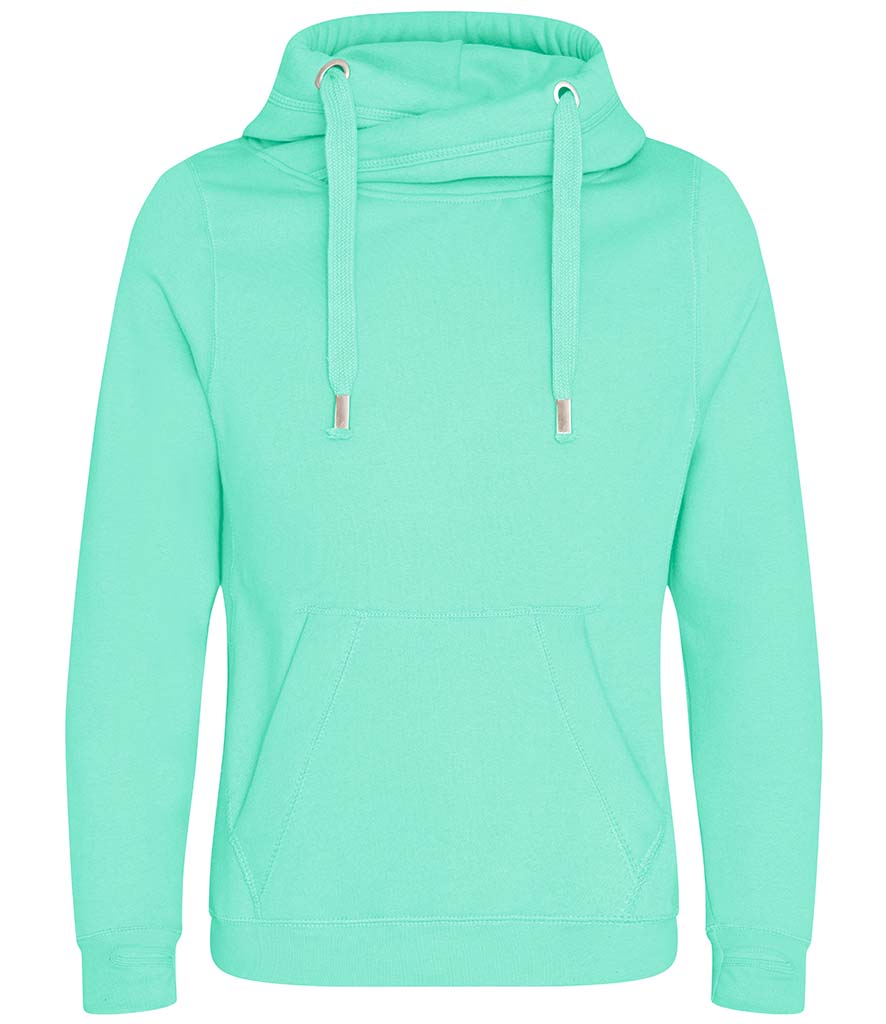 Peppermint - Personalised Cross Neck Hoodie