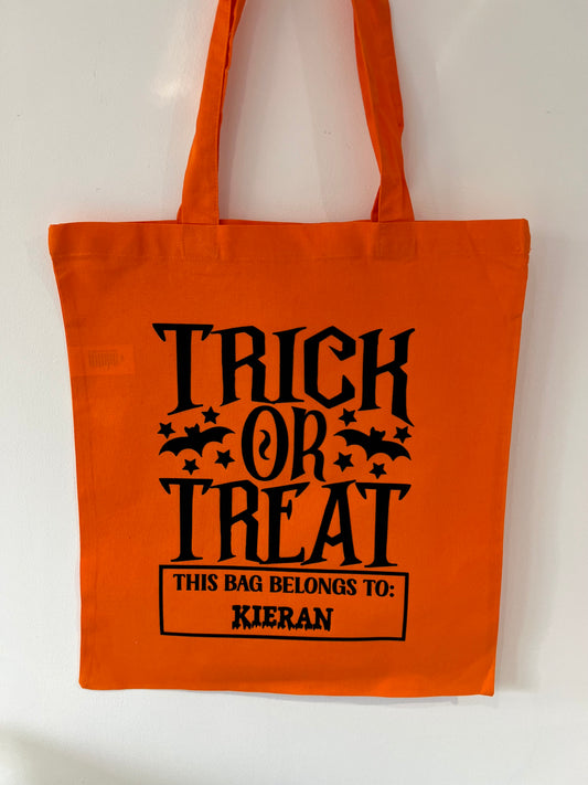 Personalised Trick or Treat Bag