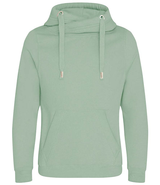 Dusty Green - Personalised Cross Neck Hoodie