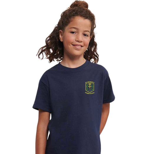 Navy St Patricks Primary Gym T-Shirt