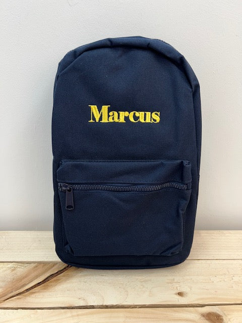 Navy Personalised Mini Backpack