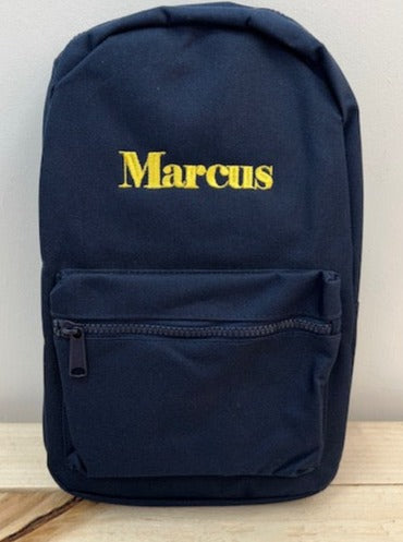 Navy Personalised Mini Backpack