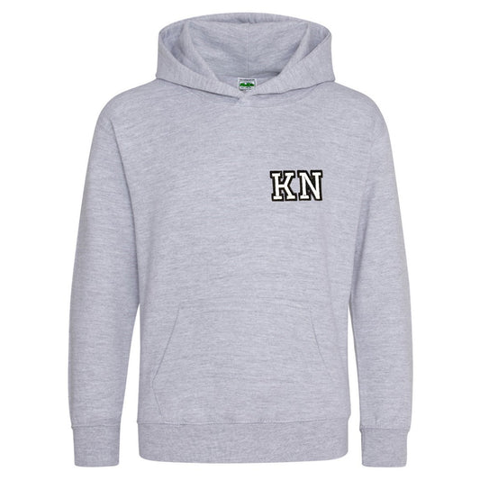 Grey Hoodie with Initials